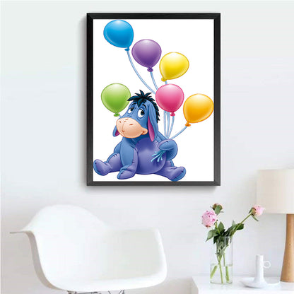 Balloon Donkey - Full Round Drill Diamond Painting 30*40CM