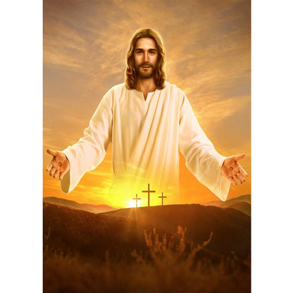 Jesus - Full Round Drill Diamond Painting 30*40CM