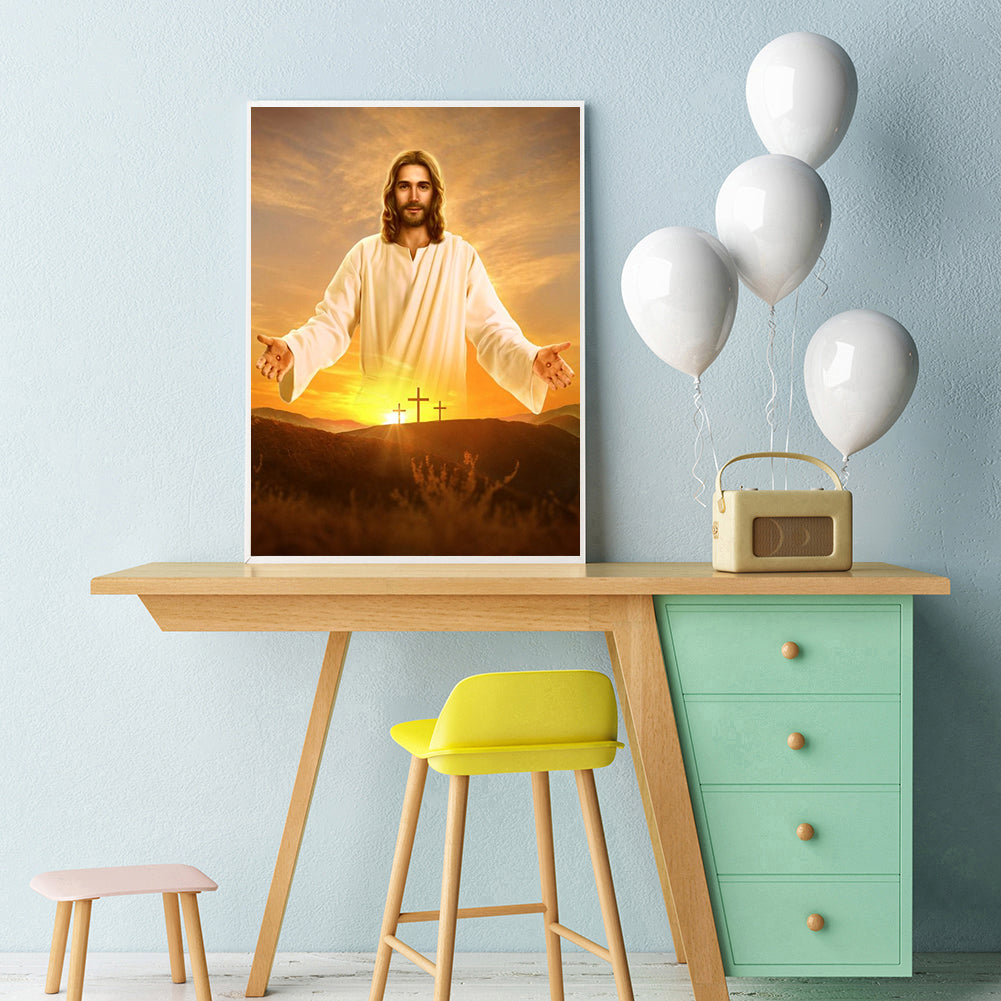 Jesus - Full Round Drill Diamond Painting 30*40CM