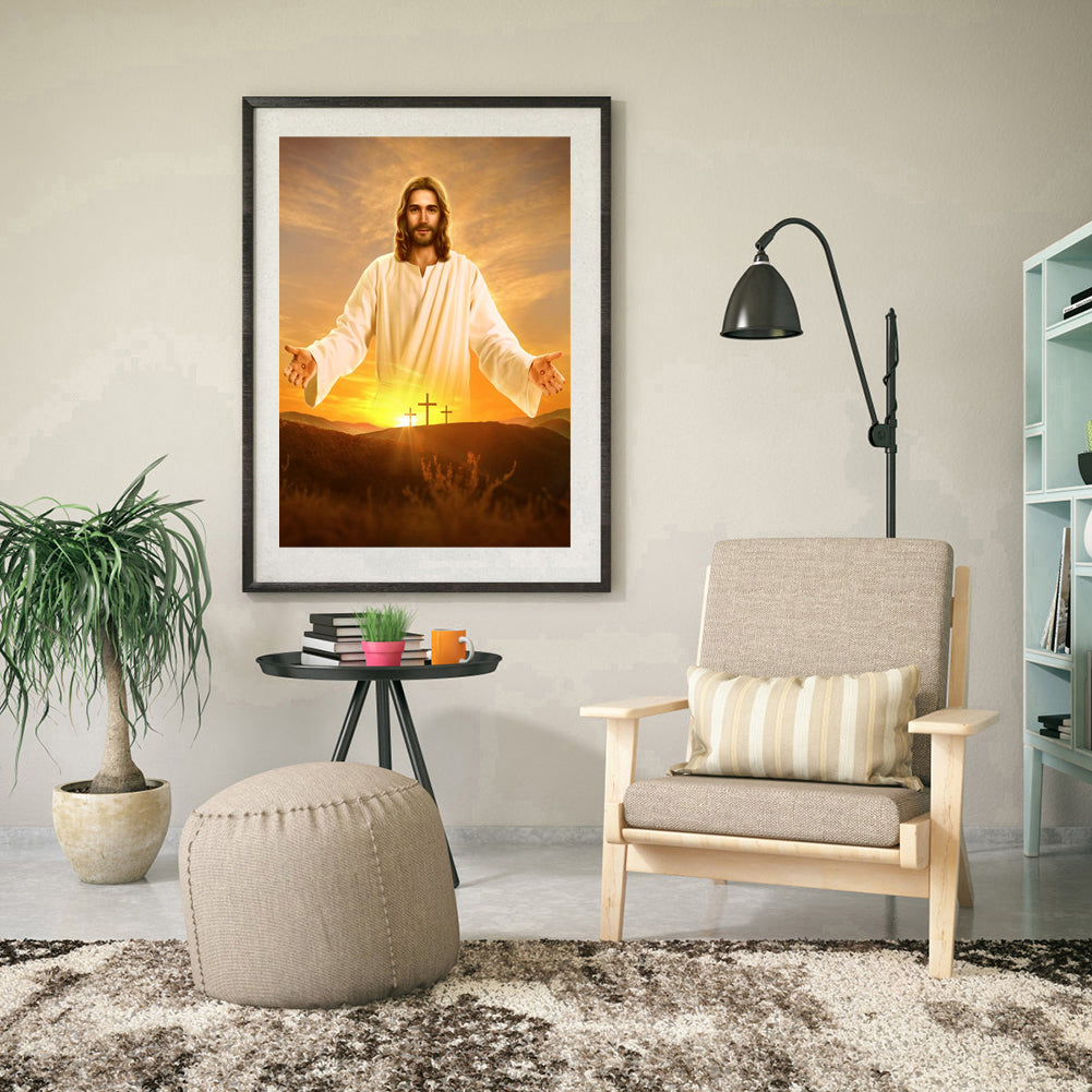 Jesus - Full Round Drill Diamond Painting 30*40CM