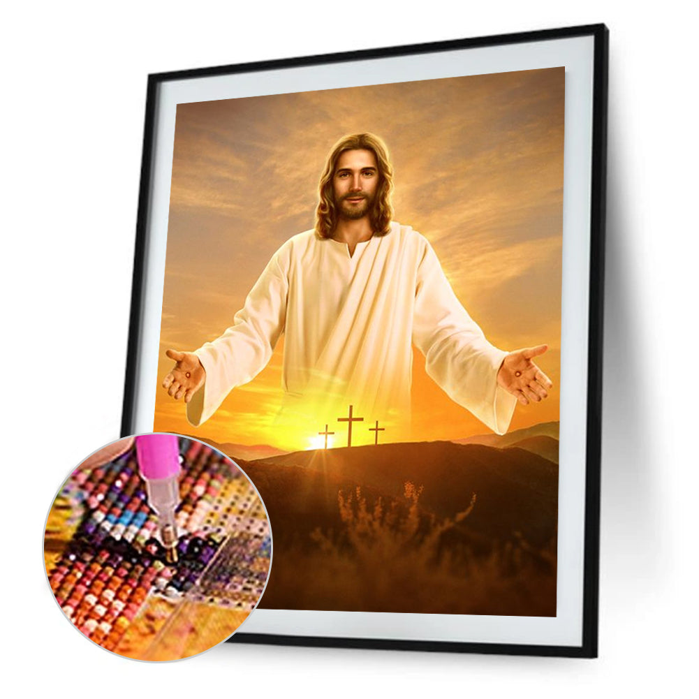 Jesus - Full Round Drill Diamond Painting 30*40CM