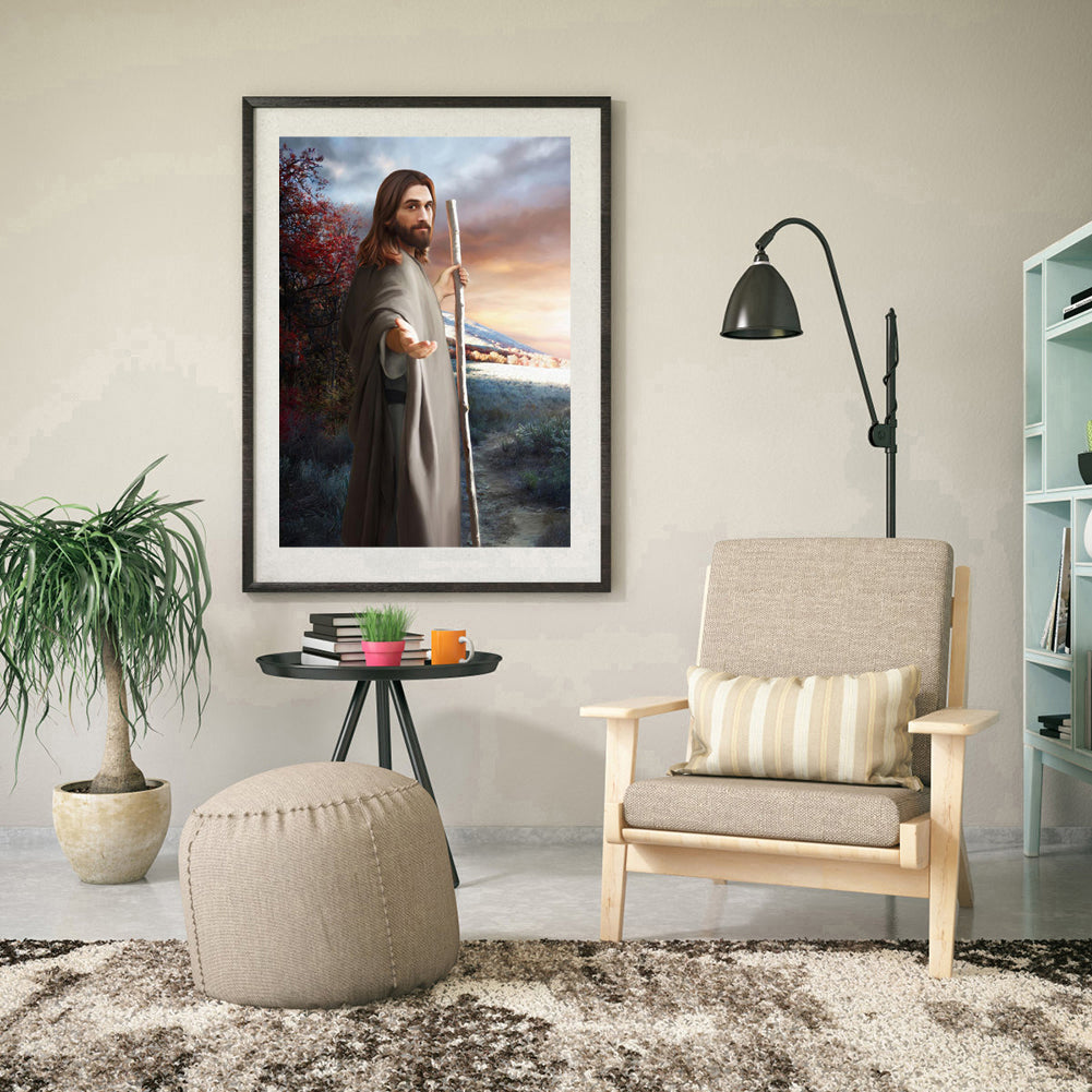 Jesus - Full Round Drill Diamond Painting 30*40CM