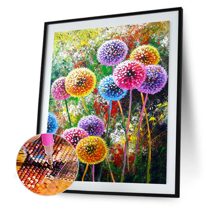 Dandelion - Full Square Drill Diamond Painting 40*50CM