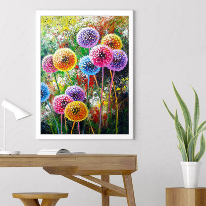 Dandelion - Full Square Drill Diamond Painting 40*50CM