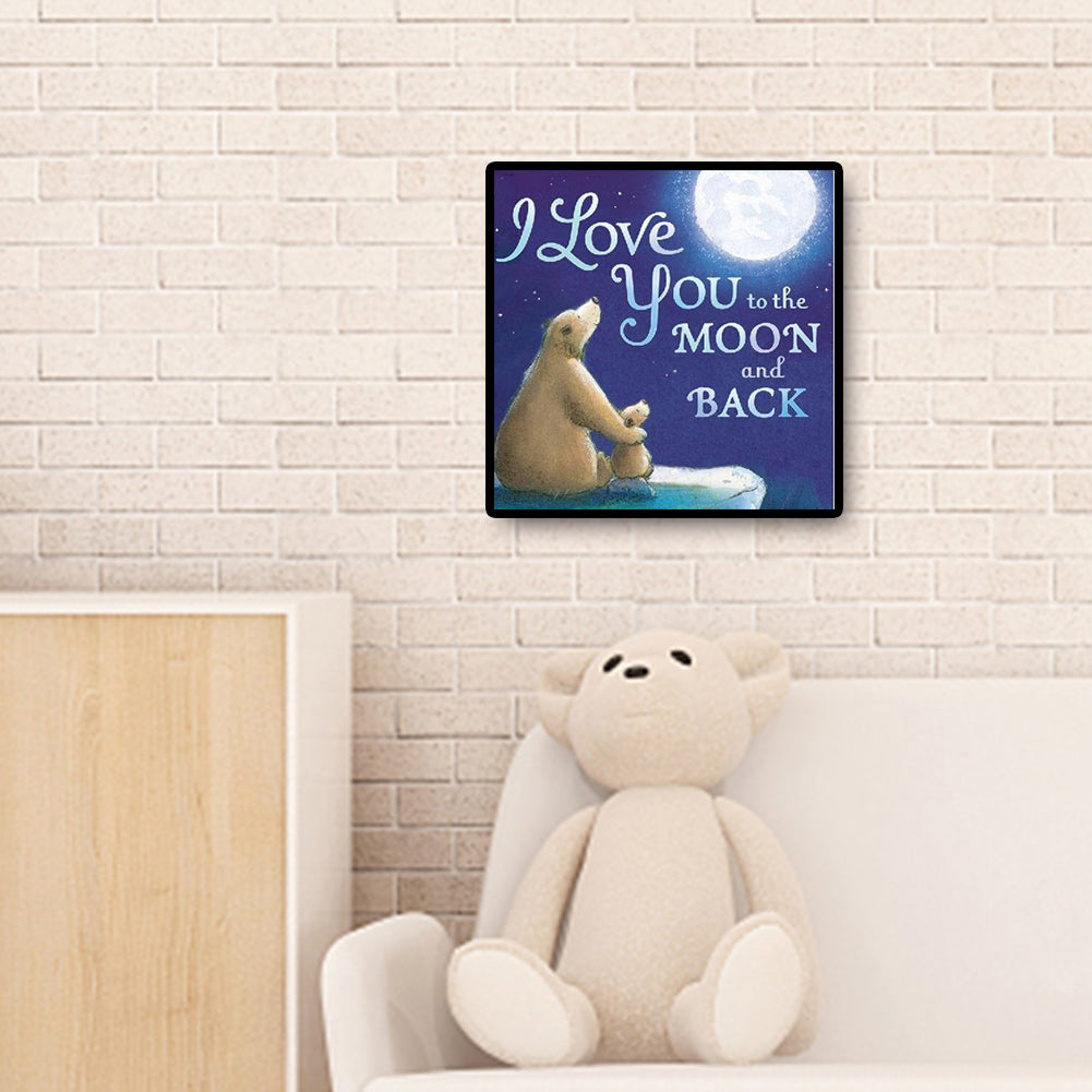 Word - Full Round Drill Diamond Painting 30*30CM