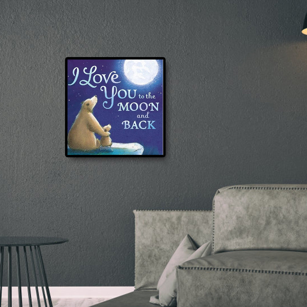 Word - Full Round Drill Diamond Painting 30*30CM