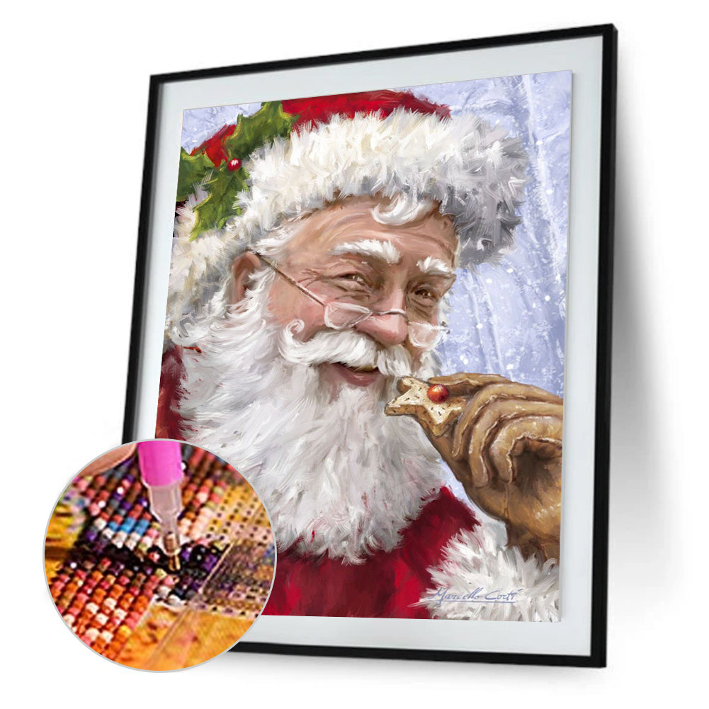 Santa Claus - Full Round Drill Diamond Painting 30*40CM