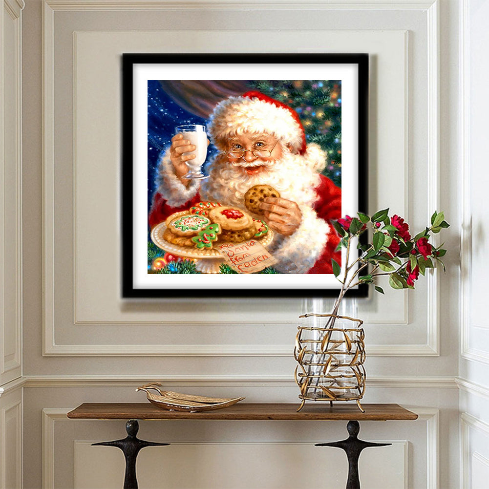 Christmas - Full Round Drill Diamond Painting 30*30CM