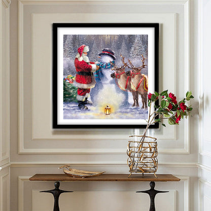 Christmas - Full Round Drill Diamond Painting 30*30CM