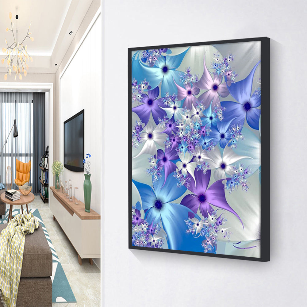 Flower - Full Square Drill Diamond Painting 40*50CM