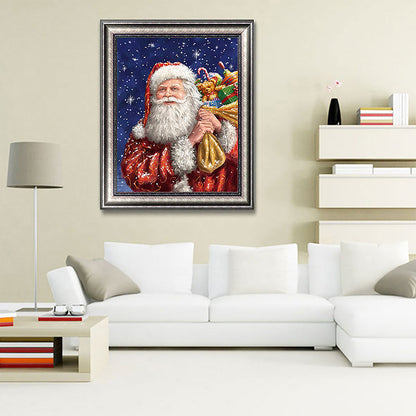 Santa Claus - Full Round Drill Diamond Painting 30*40CM