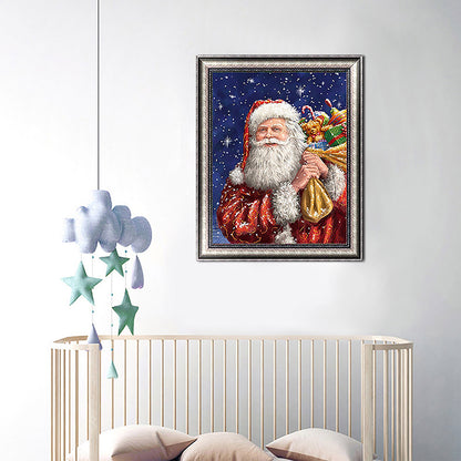 Santa Claus - Full Round Drill Diamond Painting 30*40CM