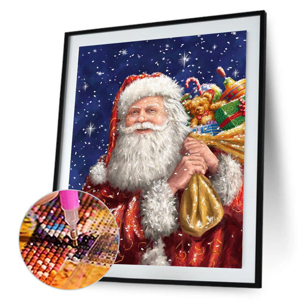 Santa Claus - Full Round Drill Diamond Painting 30*40CM