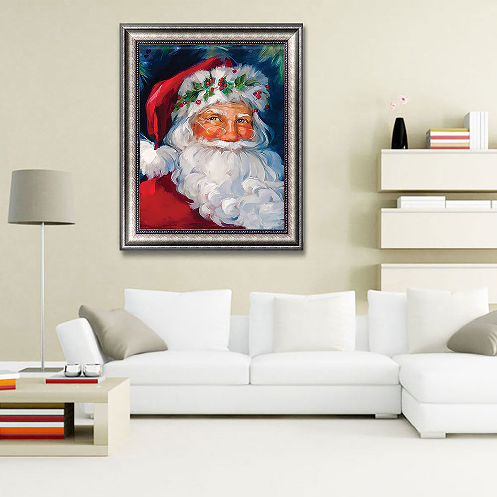 Santa Claus - Full Round Drill Diamond Painting 30*40CM