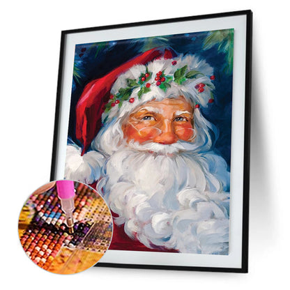 Santa Claus - Full Round Drill Diamond Painting 30*40CM