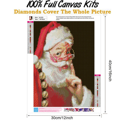 Santa Claus - Full Round Drill Diamond Painting 30*40CM