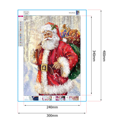 Santa Claus - Full Round Drill Diamond Painting 30*40CM