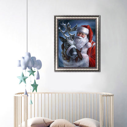 Santa Claus - Full Round Drill Diamond Painting 30*40CM