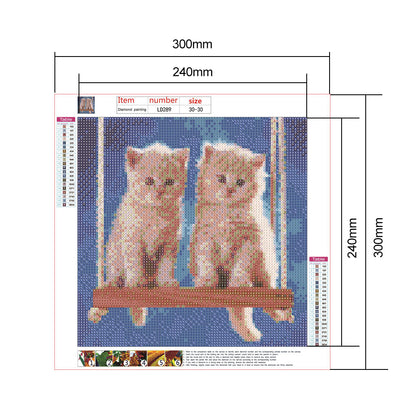 Animals - Full Round Drill Diamond Painting 30*30CM