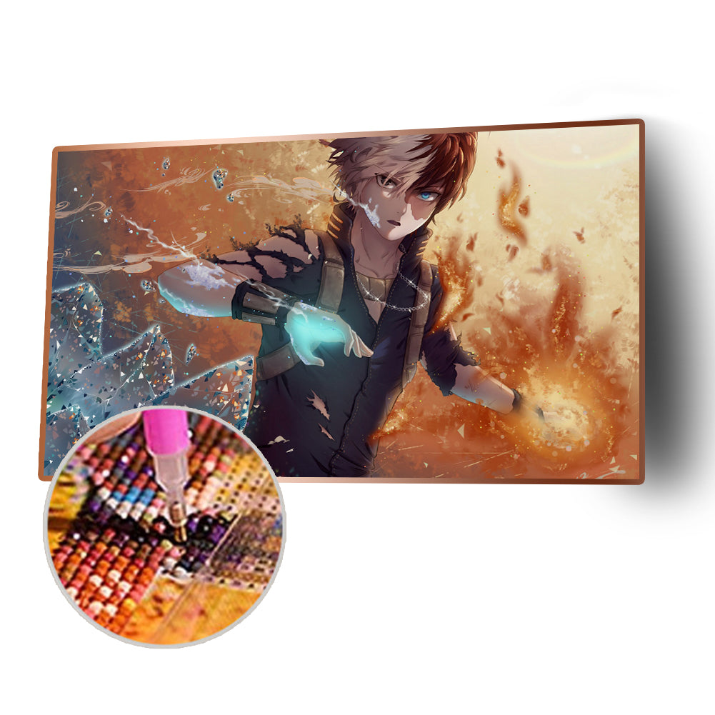 Anime Kid - Full Round Drill Diamond Painting 45*30CM