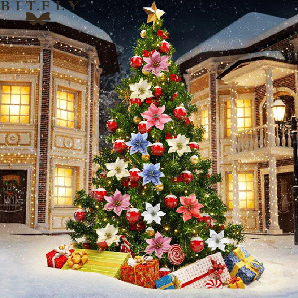 Christmas Tree - Full Round Drill Diamond Painting 30*30CM