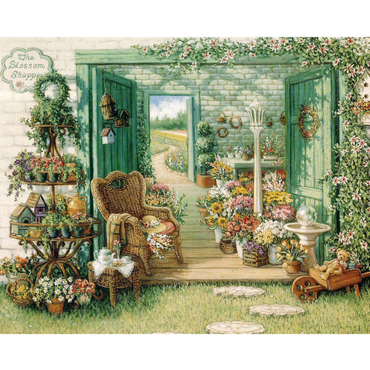 Garden - Full Square Drill Diamond Painting 50*40CM