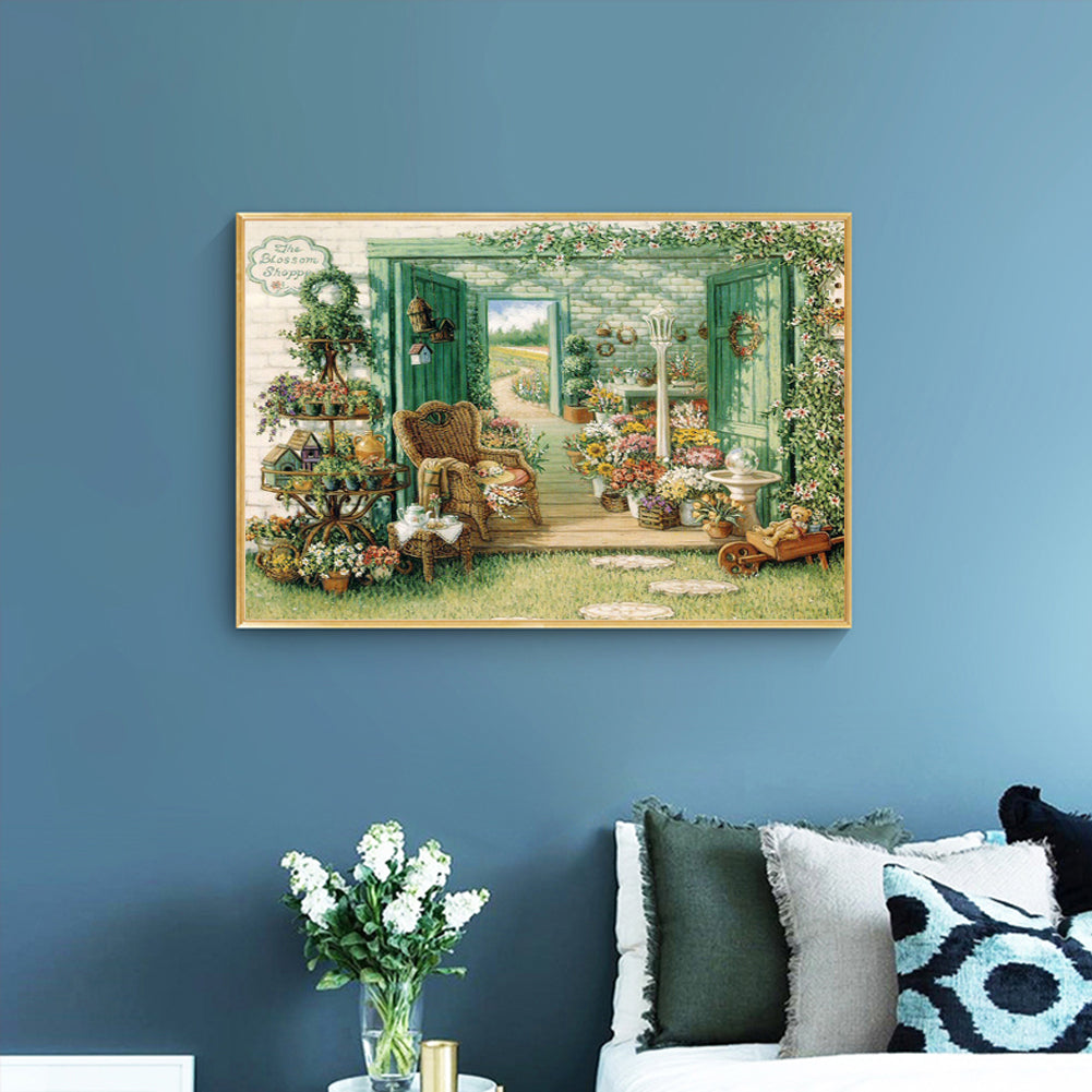 Garden - Full Square Drill Diamond Painting 50*40CM