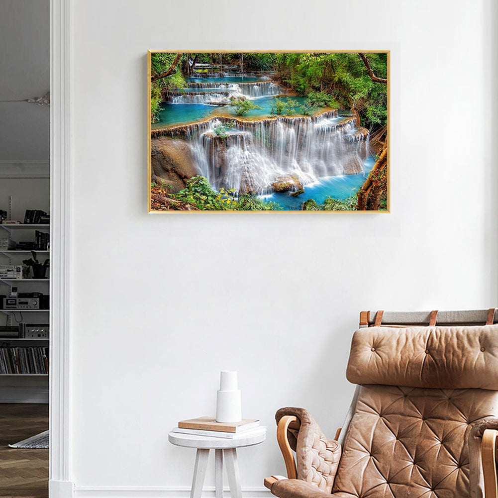 Waterfall - Full Square Drill Diamond Painting 50*40CM