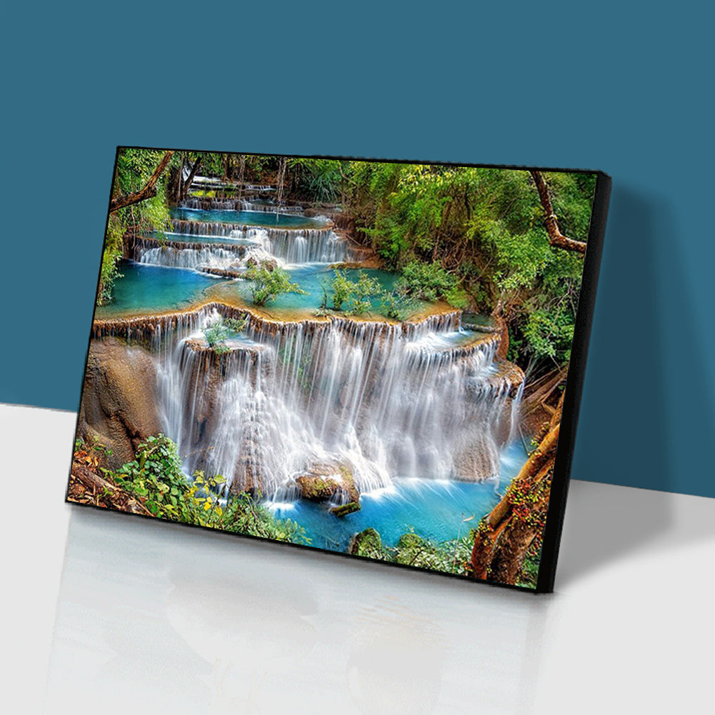 Waterfall - Full Square Drill Diamond Painting 50*40CM