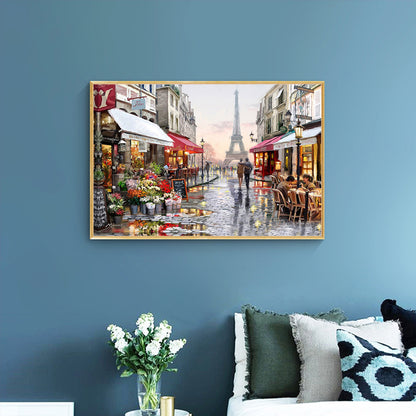 Tower Street - Full Square Drill Diamond Painting 50*40CM