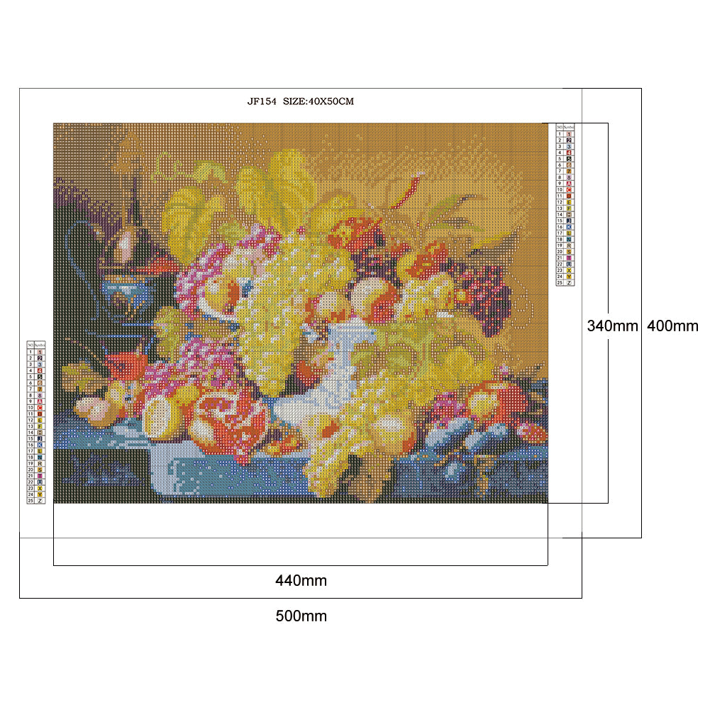 Fruit Living - Full Square Drill Diamond Painting 50*40CM