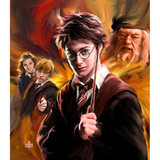 Harry Potter - Full Round Drill Diamond Painting 30*40CM