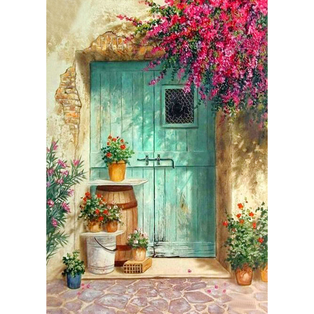 Sunny Doorway - Full Round Drill Diamond Painting 30*40CM