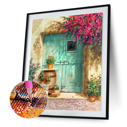 Sunny Doorway - Full Round Drill Diamond Painting 30*40CM