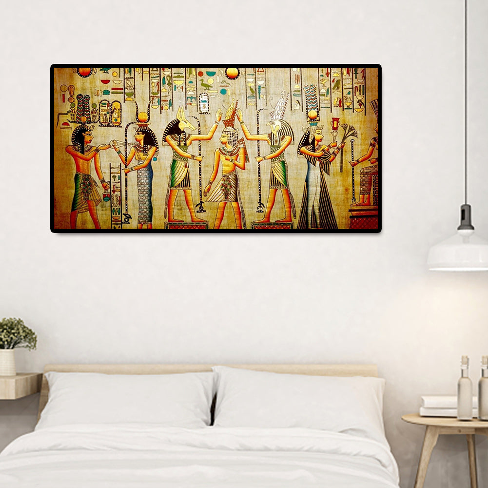 Egypt Life - Full Round Drill Diamond Painting 100*50CM