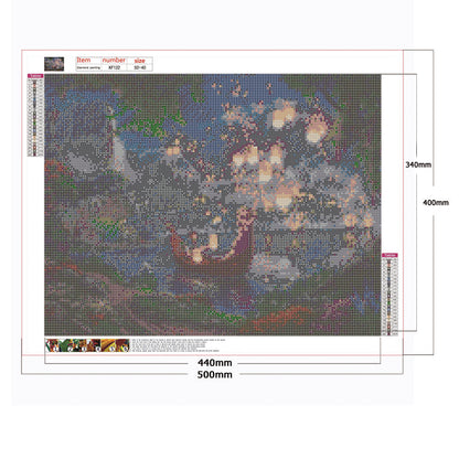 Lantern - Full Square Drill Diamond Painting 50*40CM