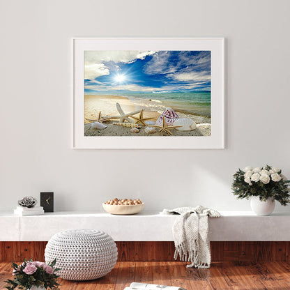 Beach Shell - Full Square Drill Diamond Painting 50*40CM