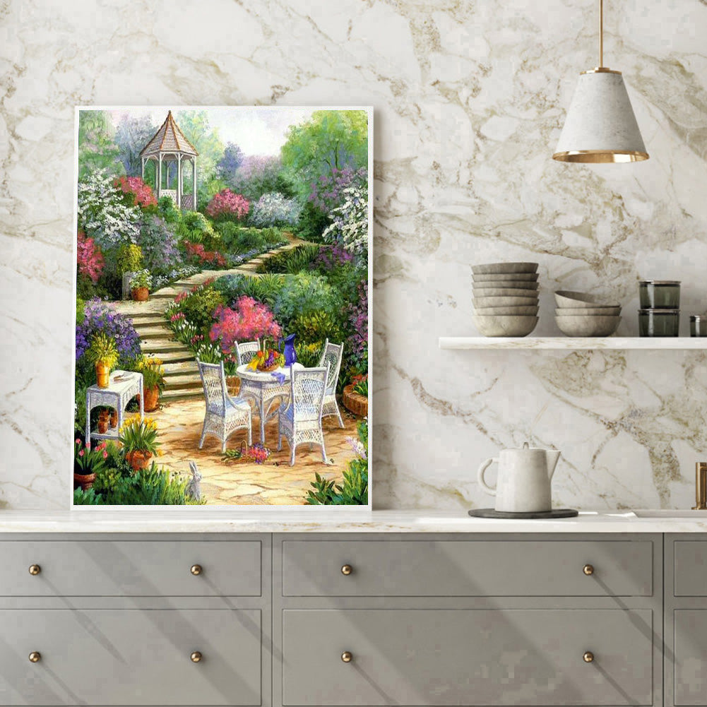 Garden - Full Square Drill Diamond Painting 40*50CM