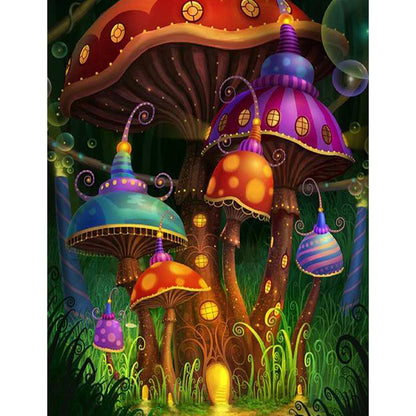 Mushroom - Full Square Drill Diamond Painting 40*50CM