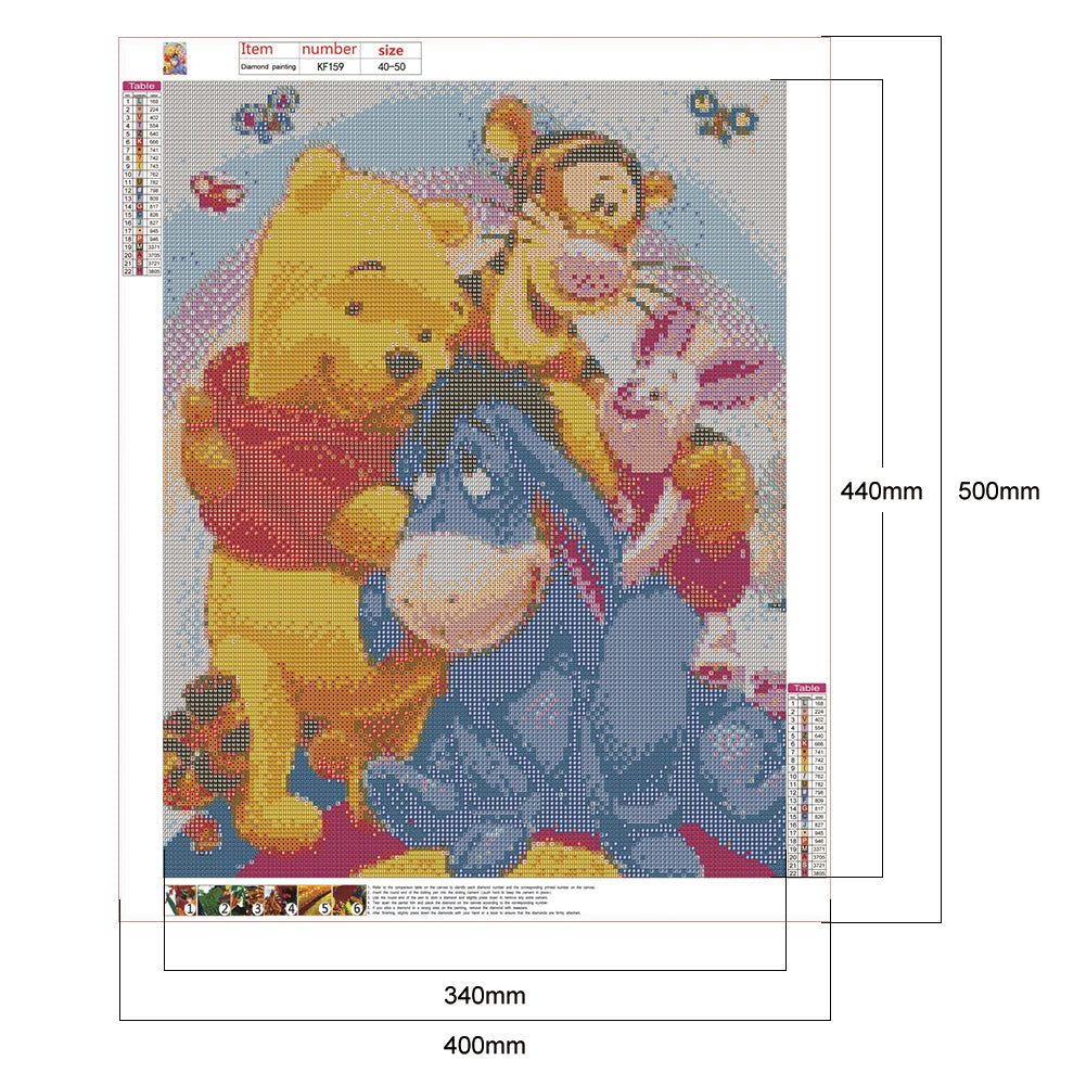 Bear - Full Square Drill Diamond Painting 40*50CM