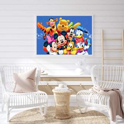 Mouse Bear - Full Square Drill Diamond Painting 50*40CM