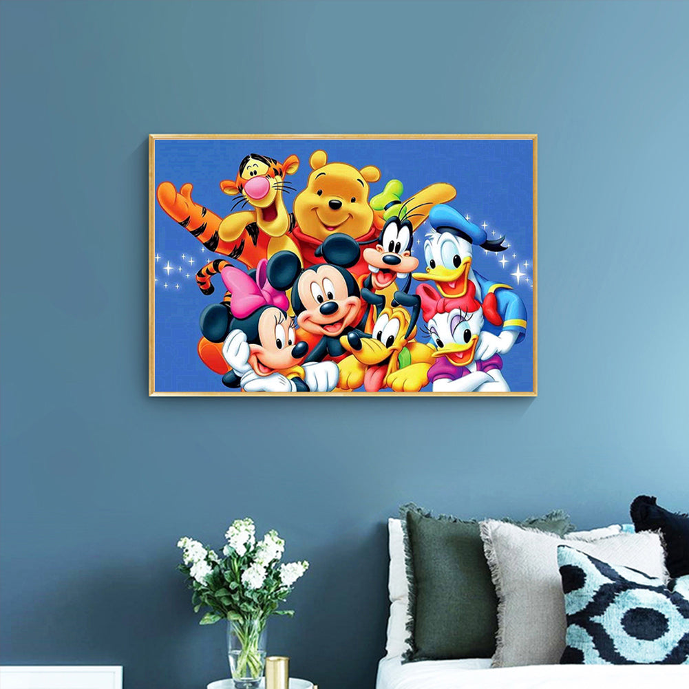 Mouse Bear - Full Square Drill Diamond Painting 50*40CM