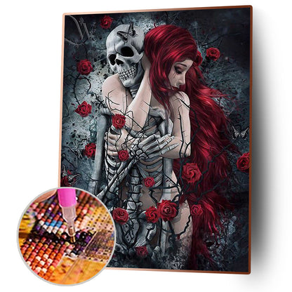 Animated Halloween - Full Round Drill Diamond Painting 30*40CM