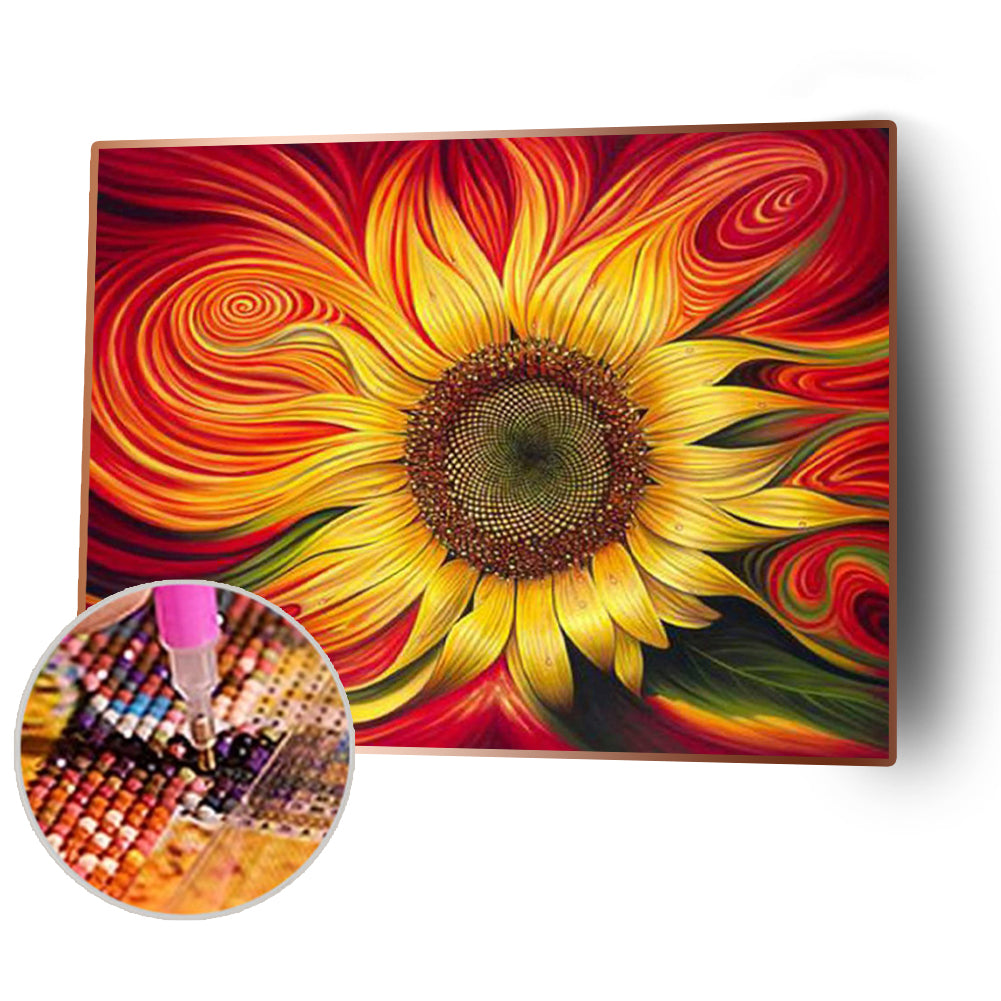 Sunflower - Full Square Drill Diamond Painting 50*40CM