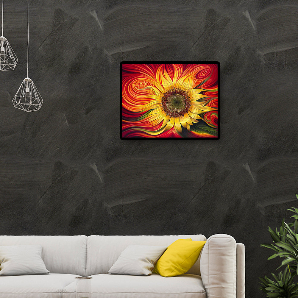 Sunflower - Full Square Drill Diamond Painting 50*40CM