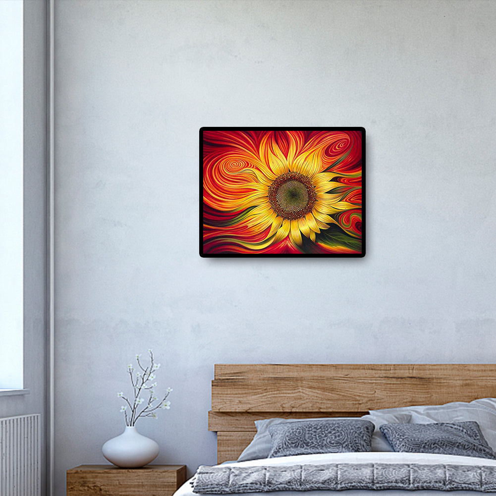 Sunflower - Full Square Drill Diamond Painting 50*40CM