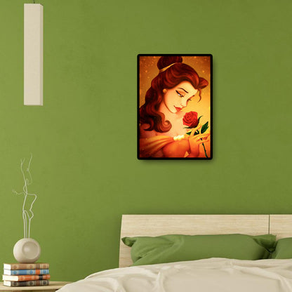 Rose Princess - Full Square Drill Diamond Painting 40*50CM