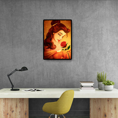 Rose Princess - Full Square Drill Diamond Painting 40*50CM