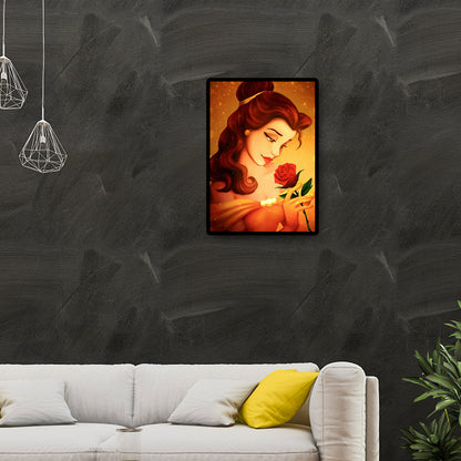 Rose Princess - Full Square Drill Diamond Painting 40*50CM