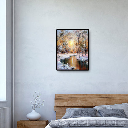 Winter Sun - Full Square Drill Diamond Painting 40*50CM